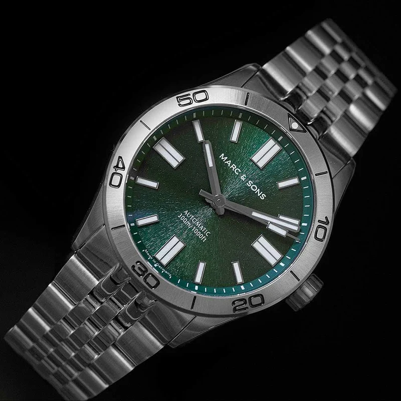 Marc and Sons Elegance MSD-048-3S Herrenuhr • Schweizer Automatik • Saphirglas