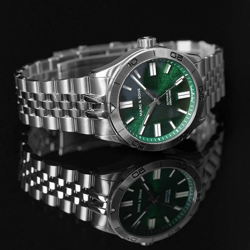 Marc and Sons Elegance MSD-048-3S Herrenuhr • Schweizer Automatik • Saphirglas