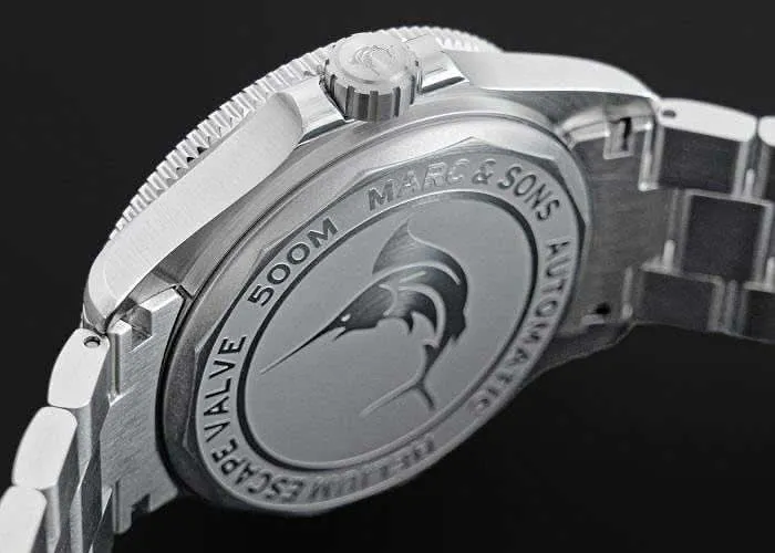 Marc and Sons Military Diver MSD-051-05 Herrenuhr • 500m Wasserdicht • Sellita SW200 Automatik