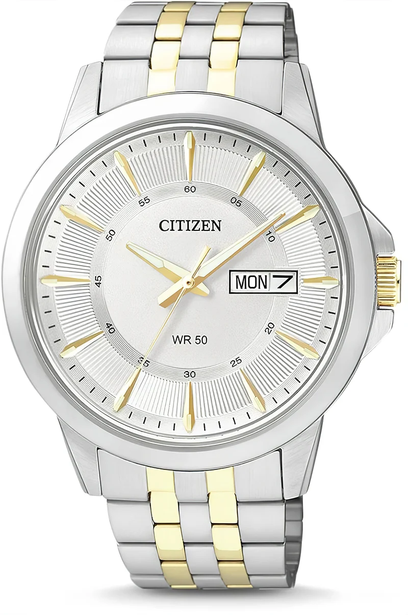 Citizen BF2018-52AE Herrenuhr • Tag-Datum-Anzeige • Edelstahl