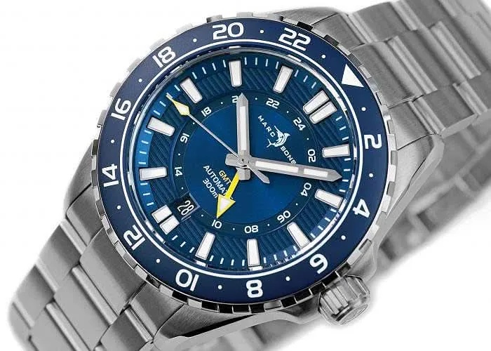 Marc and Sons GMT II MSG-008-06 Herrenuhr • Schweizer Automatik • 500m Wasserdicht