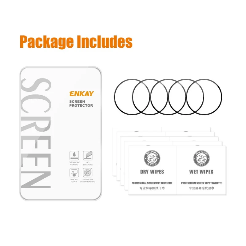 ENKAY HAT PRINCE 2Pcs Huami Amazfit Cheetah / Cheetah Pro Screen Protector Full Cover 3D Curved Soft Bump Resistant Edge and Film