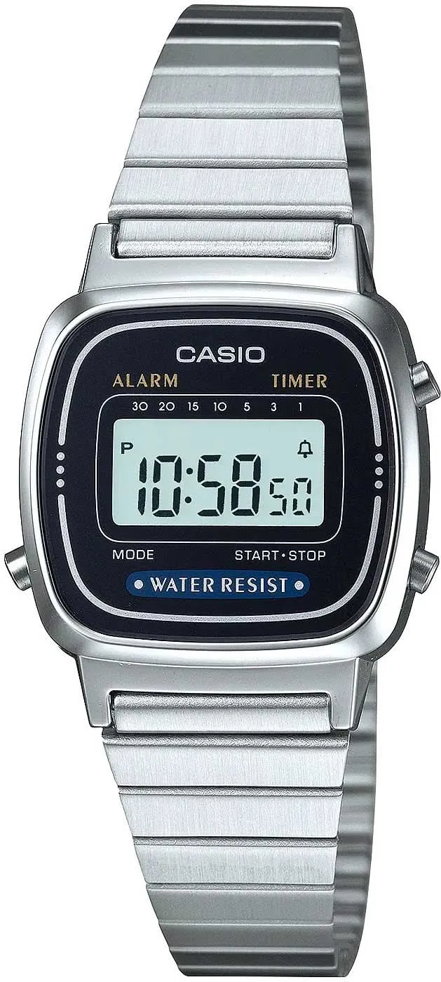 Casio Vintage LA670WEA-1EF Damenuhr • Kultiges Retro-Design • Praktischer Alarm