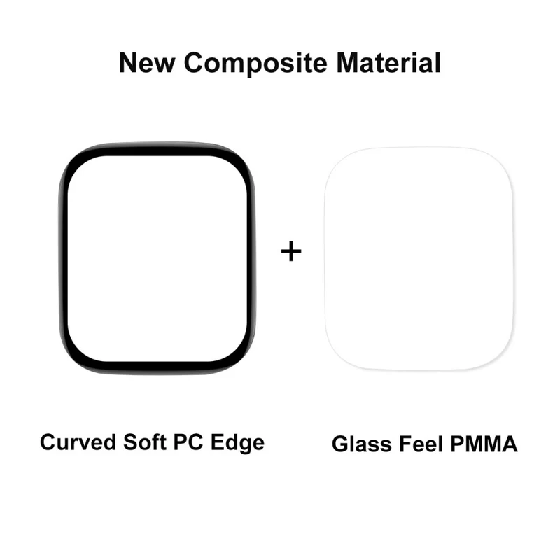 ENKAY HAT PRINCE 2Pcs Huami Amazfit Bip 5 / Bip 5 Pro Screen Protector Full Cover 3D Curved Soft Bump Resistant Edge and Scratchproof Film