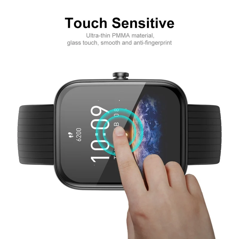 ENKAY HAT PRINCE 2Pcs Huami Amazfit Bip 5 / Bip 5 Pro Screen Protector Full Cover 3D Curved Soft Bump Resistant Edge and Scratchproof Film