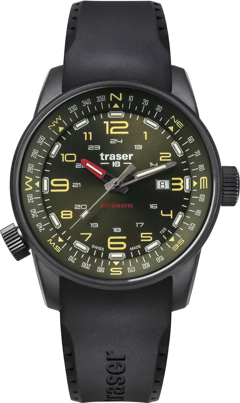 Traser P68 Pathfinder 110457 Herrenuhr • Trigalight Leuchttechnologie • Swiss Made