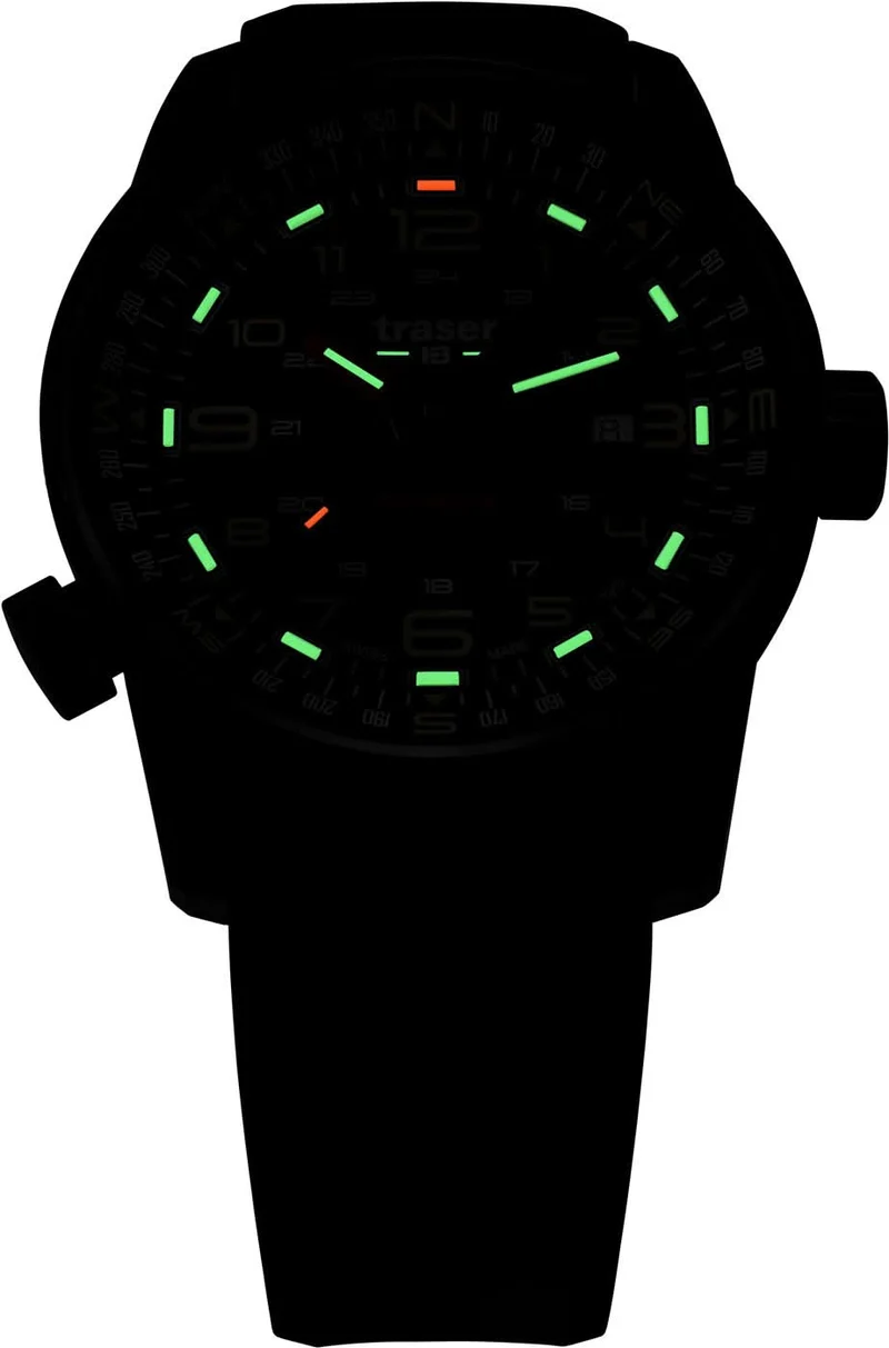 Traser P68 Pathfinder 110457 Herrenuhr • Trigalight Leuchttechnologie • Swiss Made