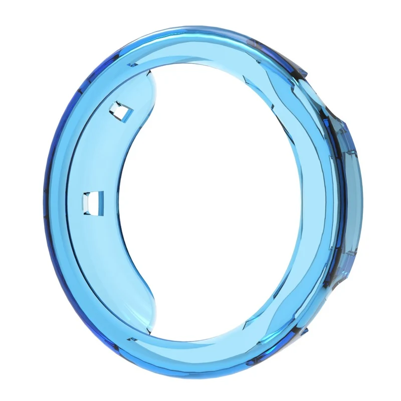 Huawei Watch GT 4 41mm Watch Case Hollow Out Flexible Protective Frame - Transparent Orange