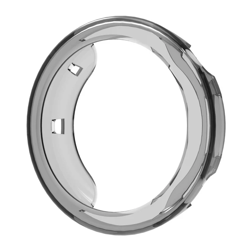 Huawei Watch GT 4 41mm Watch Case Hollow Out Flexible Protective Frame - Transparent Orange