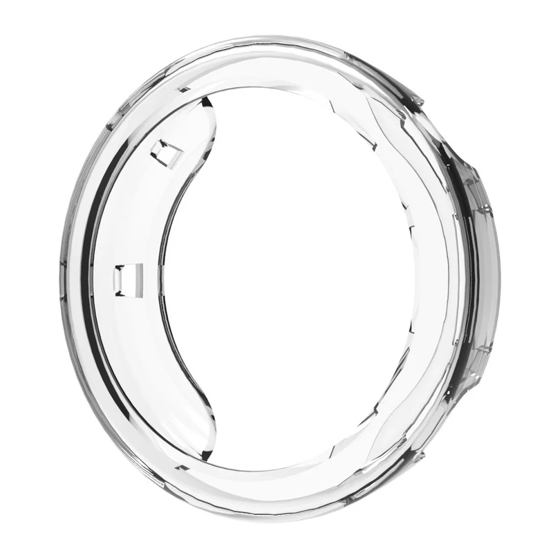 Huawei Watch GT 4 41mm Watch Case Hollow Out Flexible Protective Frame - Transparent Orange