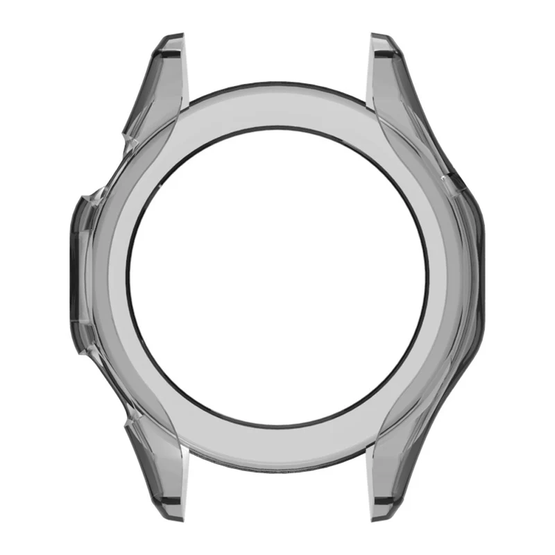 Huawei Watch GT 4 46mm Protective Frame Flexible Hollow Out Anti-drop Watch Case - Transparent Orange
