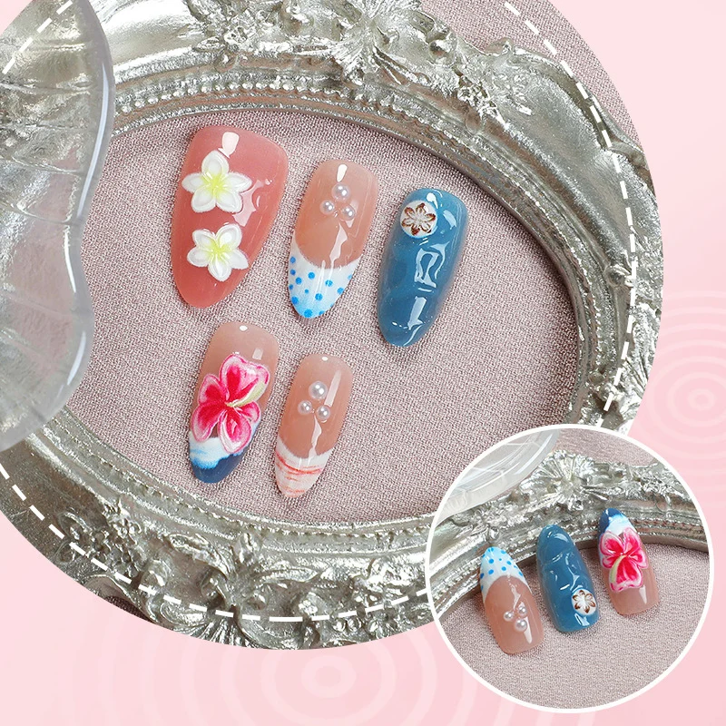 Tropische Kunst Press-On Nagelset