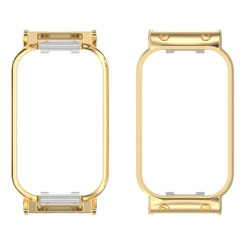 Xiaomi Smart Band 8 Active / Redmi Smart Band 2 Watch Case Zinc Alloy Frame Work with 18mm Watchband