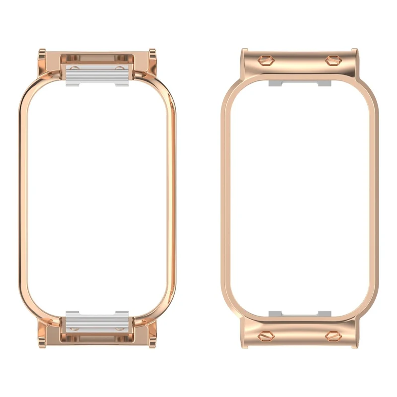 Xiaomi Smart Band 8 Active / Redmi Smart Band 2 Watch Case Zinc Alloy Frame Work with 18mm Watchband