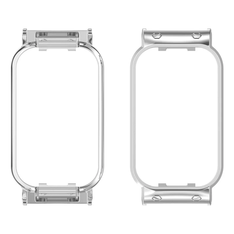 Xiaomi Smart Band 8 Active / Redmi Smart Band 2 Watch Case Zinc Alloy Frame Work with 18mm Watchband