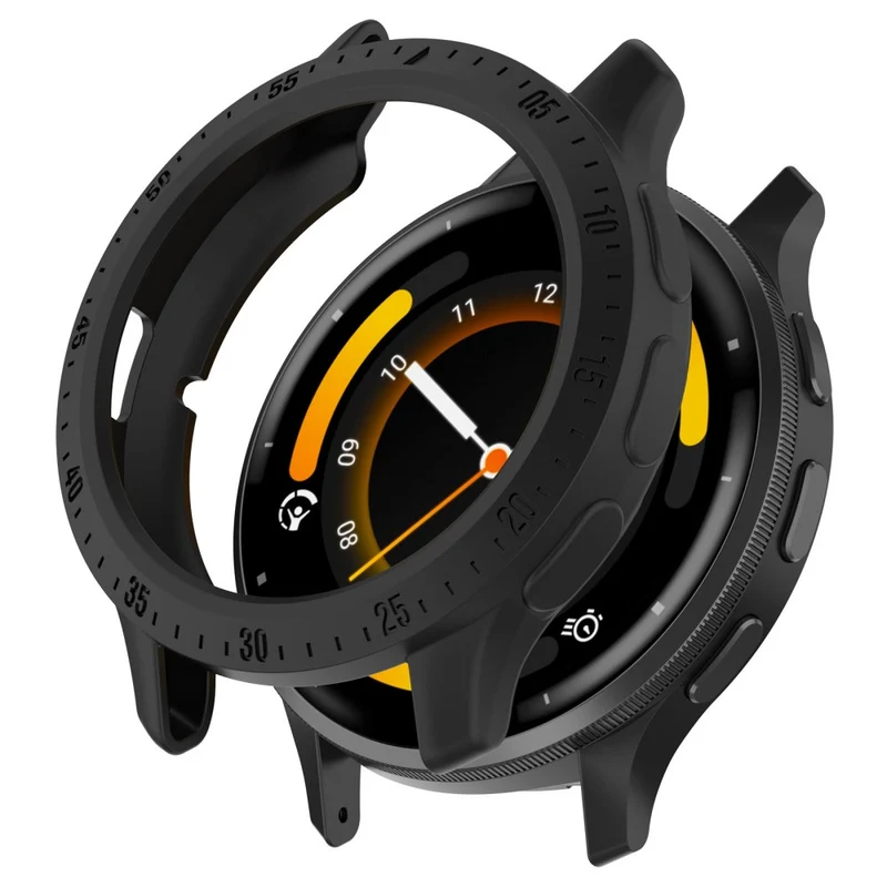 Protective Frame Garmin Venu 3S Watch Case Cover with Dial Plate Flexible Watch Bumper