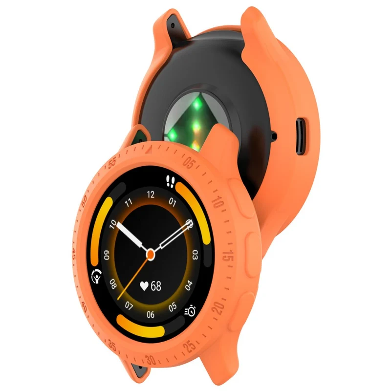 Protective Frame Garmin Venu 3S Watch Case Cover with Dial Plate Flexible Watch Bumper