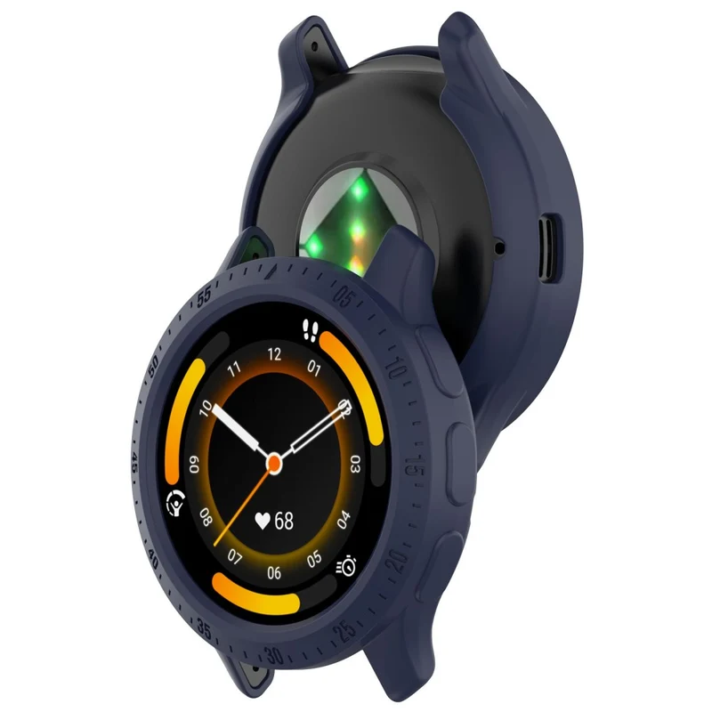 Protective Frame Garmin Venu 3S Watch Case Cover with Dial Plate Flexible Watch Bumper