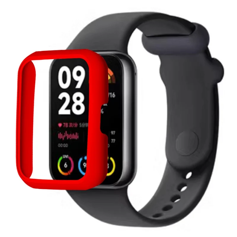 Xiaomi Smart Band 8 Pro Watch Case Hard Bump Resistant Frame Hollowed Cover - Midnight Green