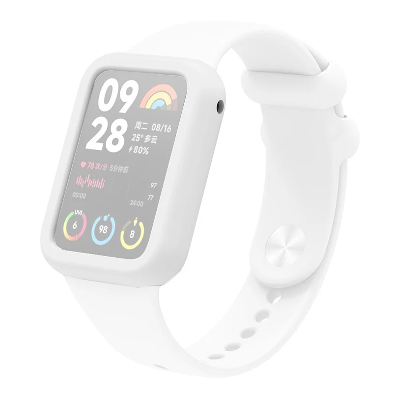 Xiaomi Smart Band 8 Pro Soft Silicone Case Shockproof Smart Watch Frame Cover