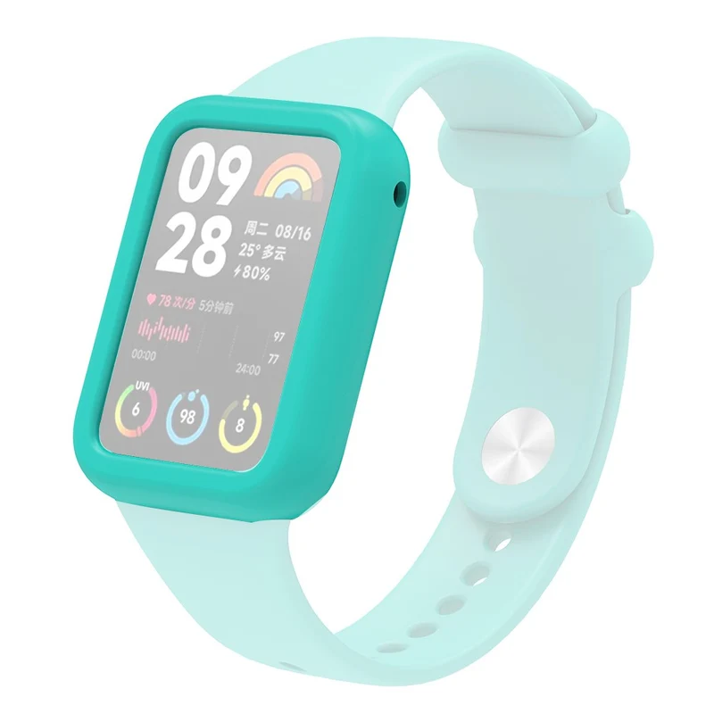 Xiaomi Smart Band 8 Pro Soft Silicone Case Shockproof Smart Watch Frame Cover