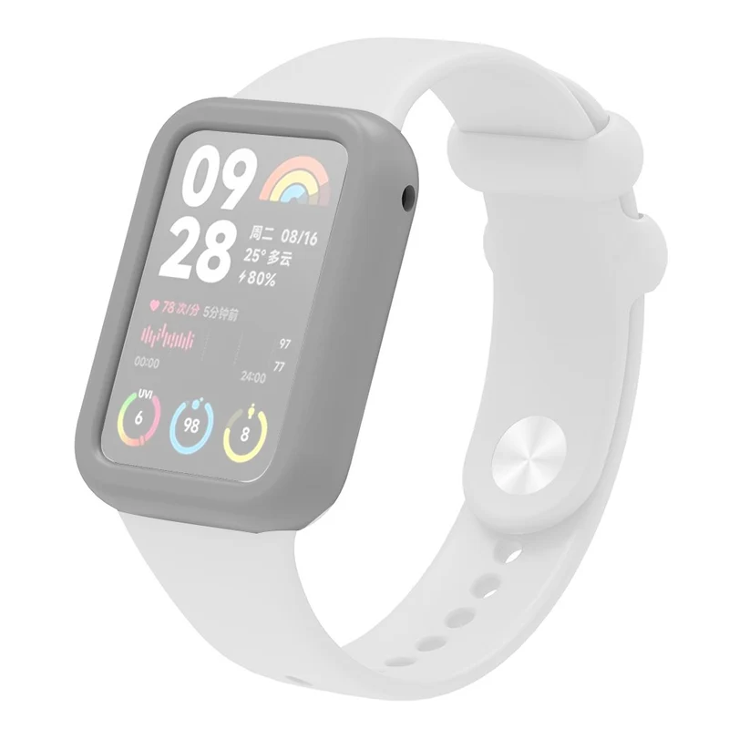 Xiaomi Smart Band 8 Pro Soft Silicone Case Shockproof Smart Watch Frame Cover