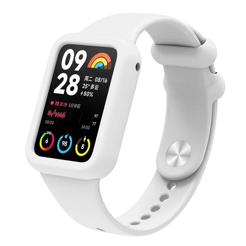 Xiaomi Smart Band 8 Pro Soft Silicone Case Shockproof Smart Watch Frame Cover