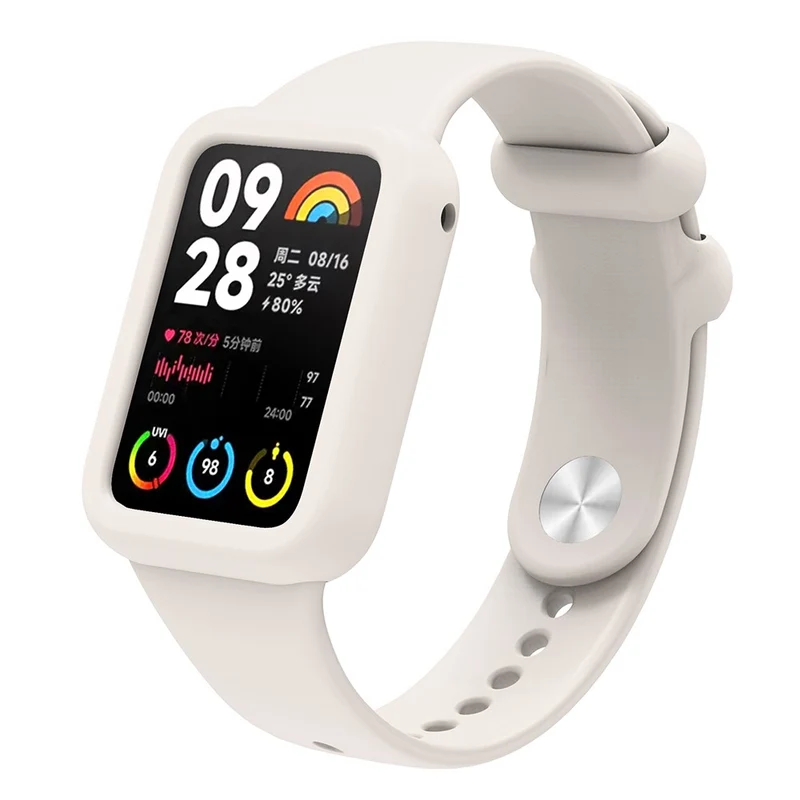 Xiaomi Smart Band 8 Pro Soft Silicone Case Shockproof Smart Watch Frame Cover