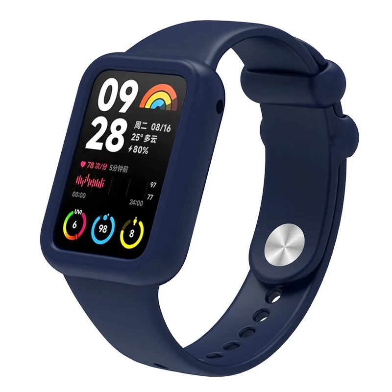 Xiaomi Smart Band 8 Pro Soft Silicone Case Shockproof Smart Watch Frame Cover
