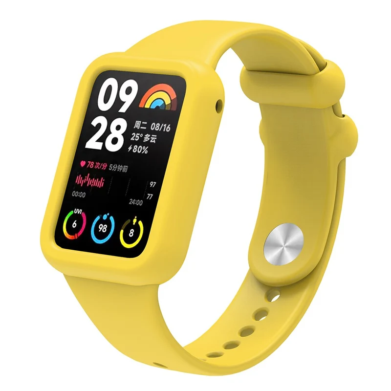 Xiaomi Smart Band 8 Pro Soft Silicone Case Shockproof Smart Watch Frame Cover