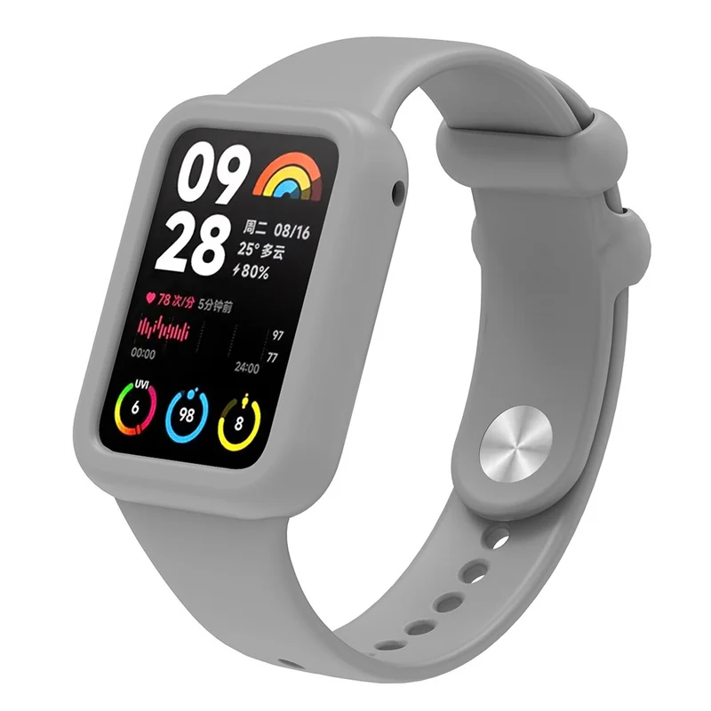 Xiaomi Smart Band 8 Pro Soft Silicone Case Shockproof Smart Watch Frame Cover
