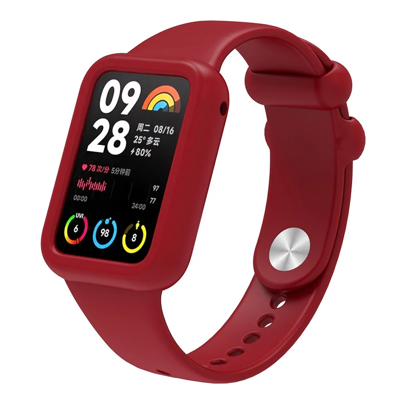 Xiaomi Smart Band 8 Pro Soft Silicone Case Shockproof Smart Watch Frame Cover