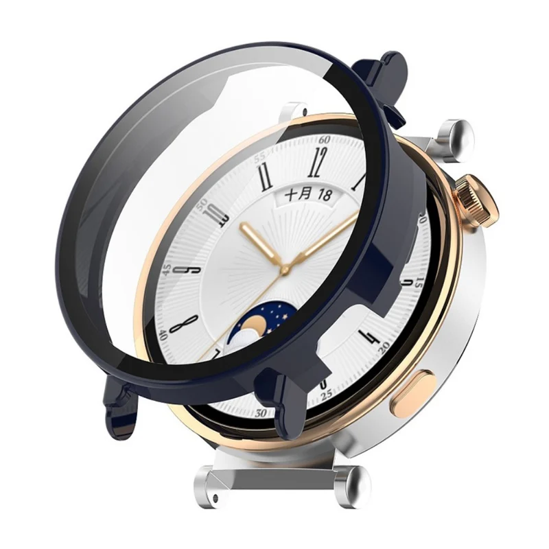 ENKAY Hat Prince Huawei Watch GT 4 41mm Case All-Round Bump Resistant Watch Cover with Clear Screen Protector