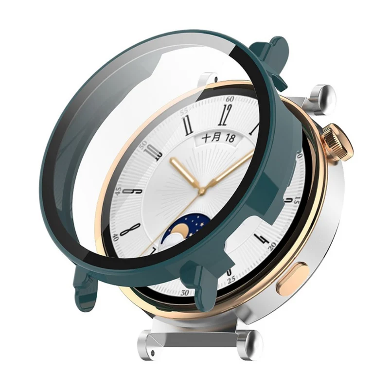 ENKAY Hat Prince Huawei Watch GT 4 41mm Case All-Round Bump Resistant Watch Cover with Clear Screen Protector