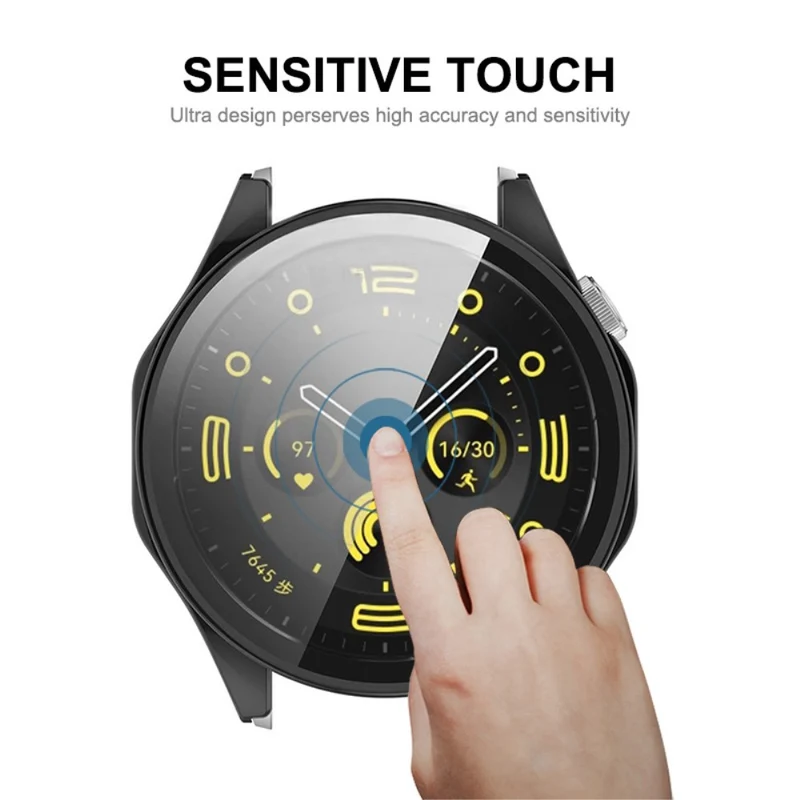ENKAY Hat Prince Huawei Watch GT 4 41mm Case All-Round Bump Resistant Watch Cover with Clear Screen Protector