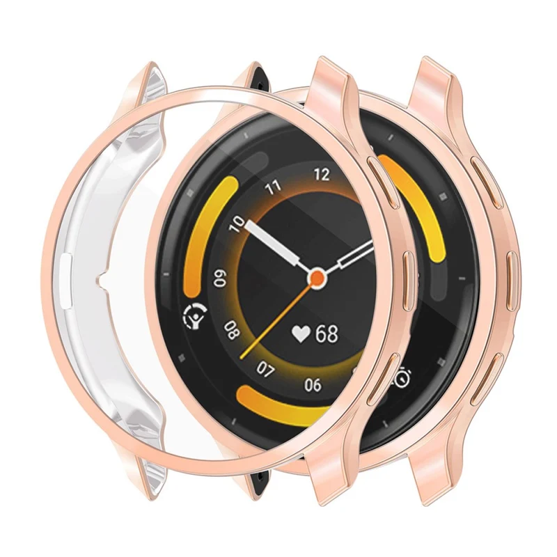 ENKAY HAT PRINCE Garmin Venu 3 Electroplating Full Cover Watch Case Flexible Frame with Screen Film