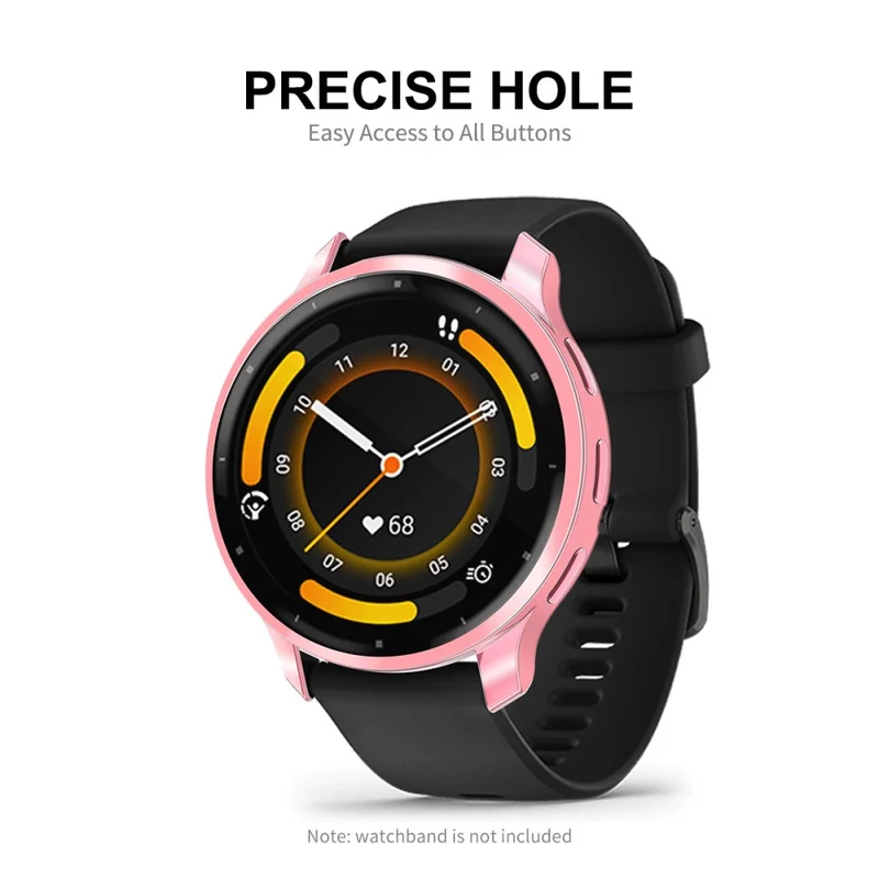 ENKAY HAT PRINCE Garmin Venu 3 Electroplating Full Cover Watch Case Flexible Frame with Screen Film