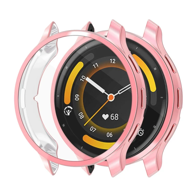 ENKAY HAT PRINCE Garmin Venu 3S Full Cover Watch Case Electroplating Flexible Frame with Screen Film
