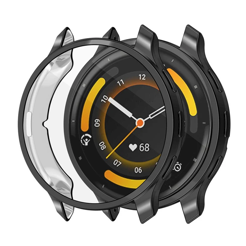 ENKAY HAT PRINCE Garmin Venu 3S Full Cover Watch Case Electroplating Flexible Frame with Screen Film