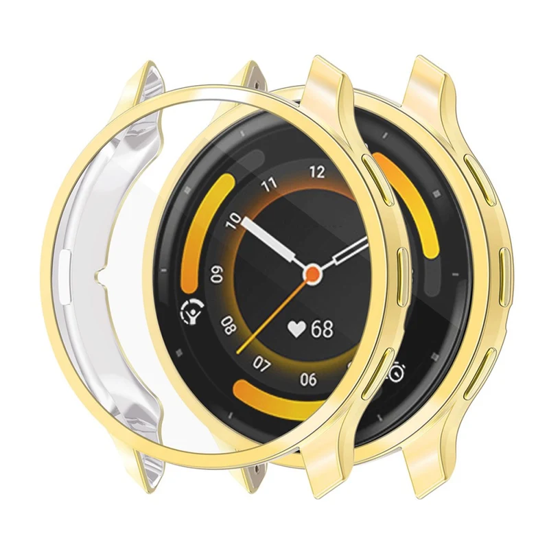 ENKAY HAT PRINCE Garmin Venu 3S Full Cover Watch Case Electroplating Flexible Frame with Screen Film
