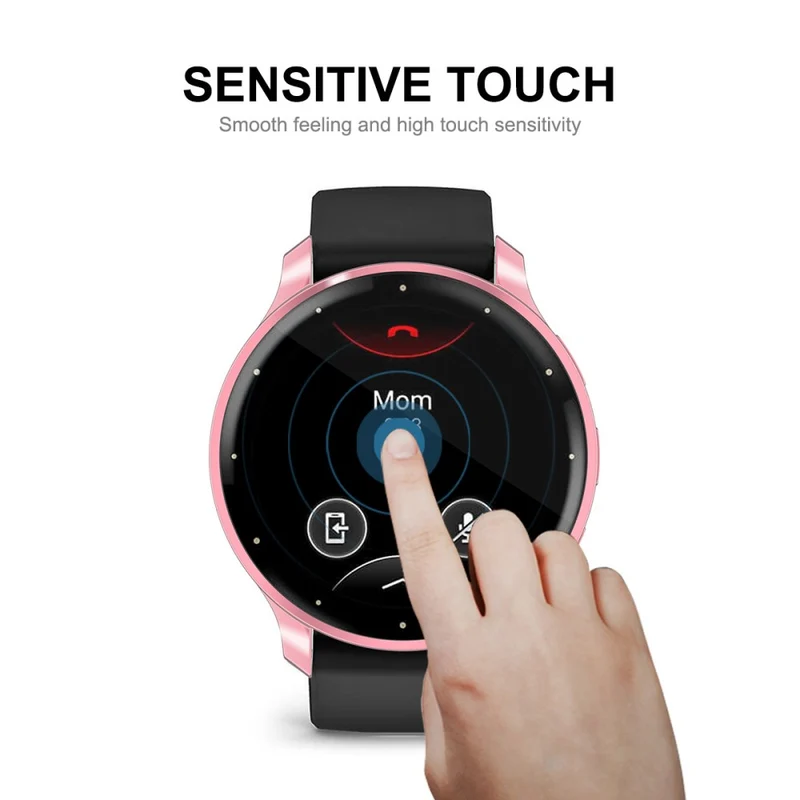ENKAY HAT PRINCE Garmin Venu 3S Full Cover Watch Case Electroplating Flexible Frame with Screen Film