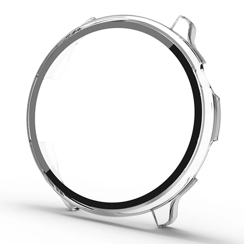 Mibro Lite 2 Hard Bump Resistant Bumper Case with Tempered Glass Screen Film Watch Case Cover