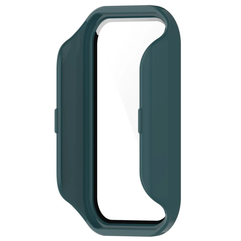 Xiaomi Smart Band 8 Active / Redmi Smart Band 2 Watch Case Bump Resistant Frame with Tempered Glass Screen Film