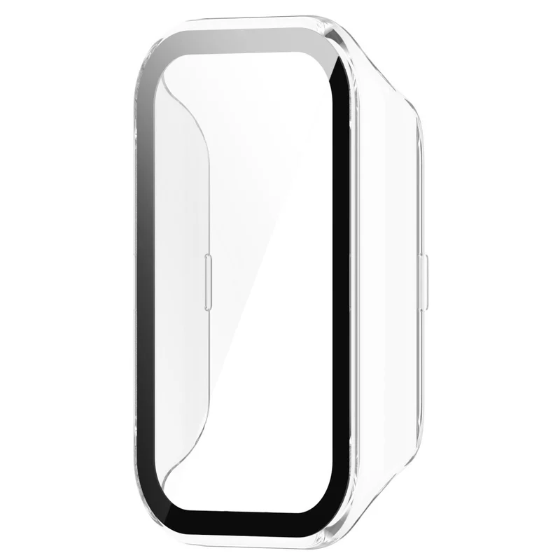 Xiaomi Smart Band 8 Active / Redmi Smart Band 2 Watch Case Bump Resistant Frame with Tempered Glass Screen Film