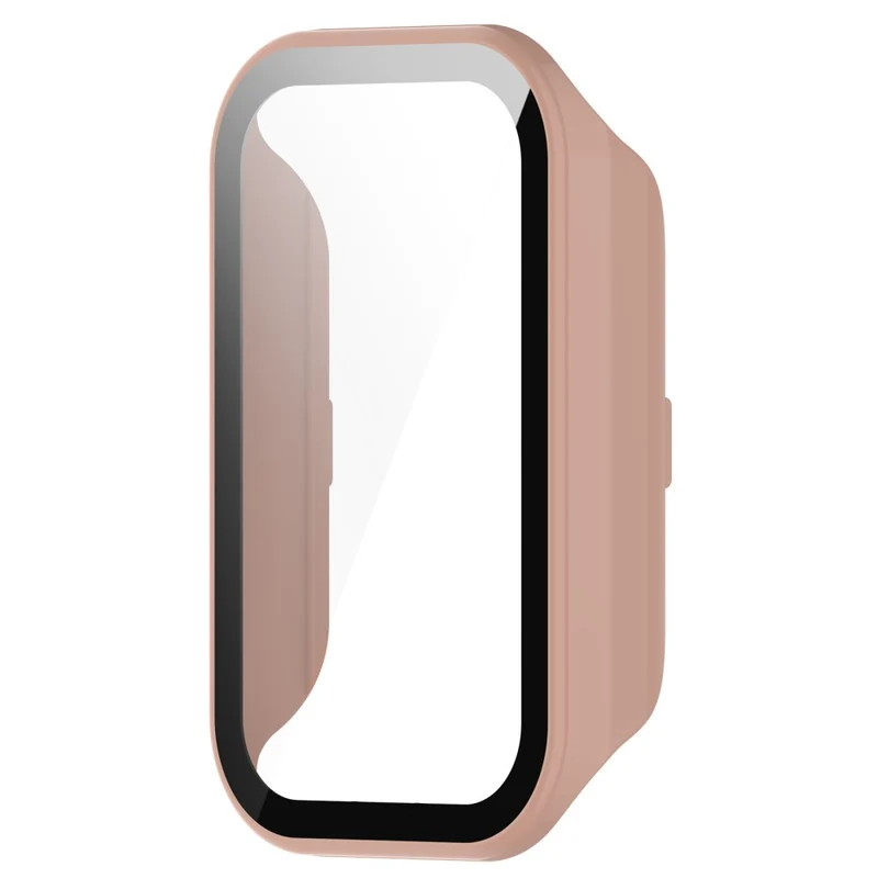 Xiaomi Smart Band 8 Active / Redmi Smart Band 2 Watch Case Bump Resistant Frame with Tempered Glass Screen Film