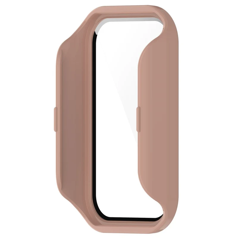 Xiaomi Smart Band 8 Active / Redmi Smart Band 2 Watch Case Bump Resistant Frame with Tempered Glass Screen Film