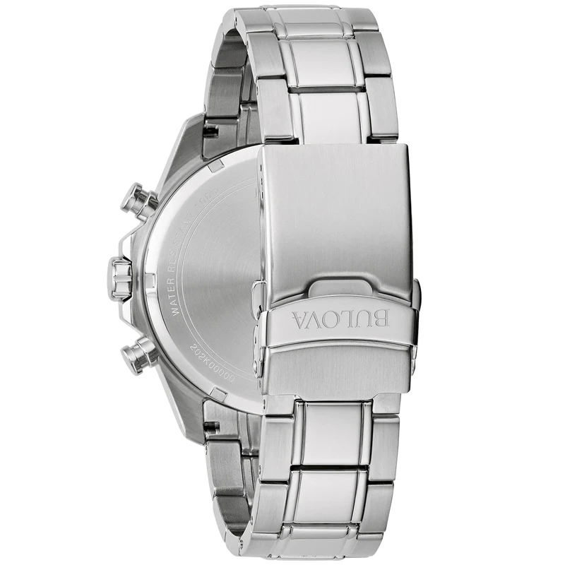 Bulova Marine Star 96B396 Herrenuhr • Grünes Zifferblatt • 100m Wasserdicht