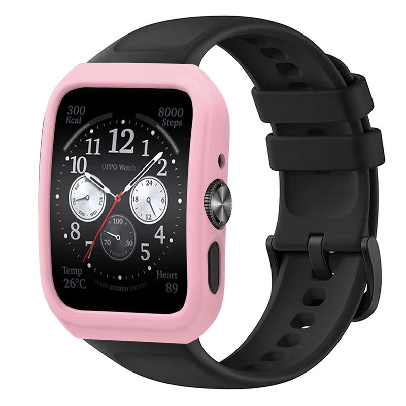 Silicone Watch Case Oppo Watch 3 Pro / Watch 4 Pro Scratch Resistant Frame Watch Cover