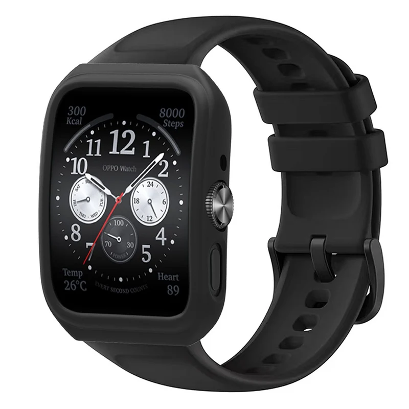 Silicone Watch Case Oppo Watch 3 Pro / Watch 4 Pro Scratch Resistant Frame Watch Cover