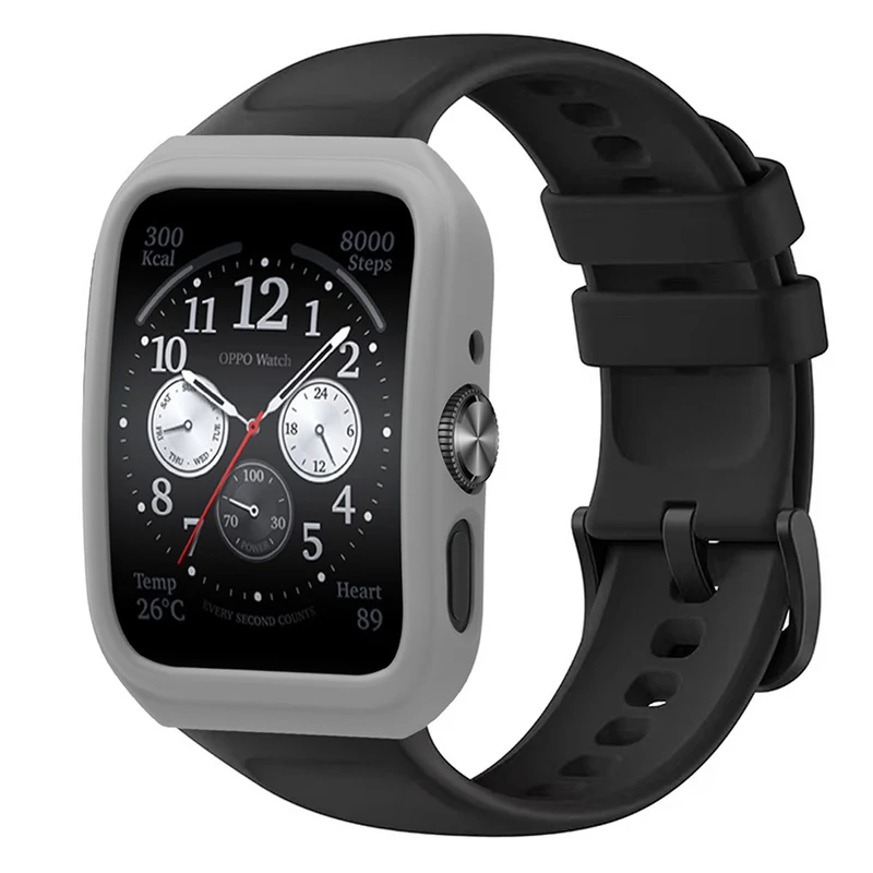 Silicone Watch Case Oppo Watch 3 Pro / Watch 4 Pro Scratch Resistant Frame Watch Cover